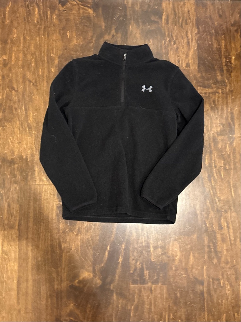 Under Armour Black Quarter-Zip Fleece Pullover